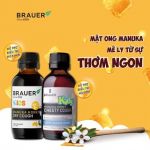 Siro Tự Nhiên trị ho khan, khô họng Brauer Dry Cough Manuka